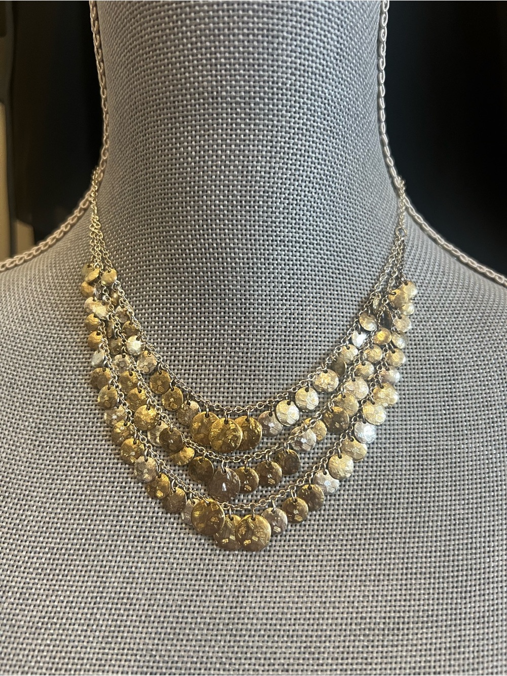 Layered Multi-strand Statement Necklace - Women Jewelry
